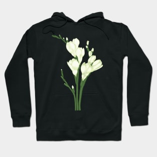 Bouquet of Freesias. Flowers art Hoodie